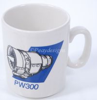 Pratt & Whitney PW300 Turbofan Engine Coffee Mug